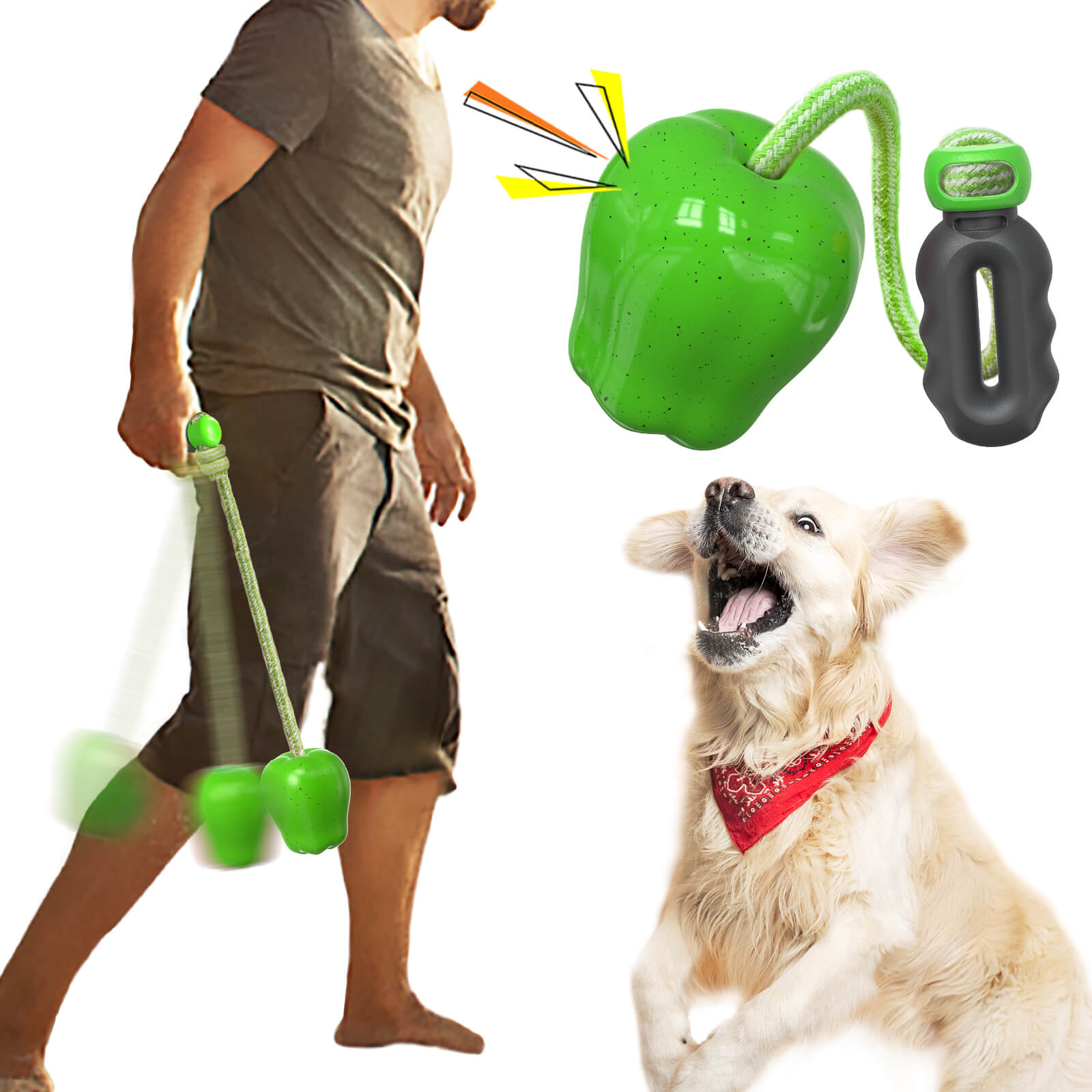 Fruit Rope Fetch Toy