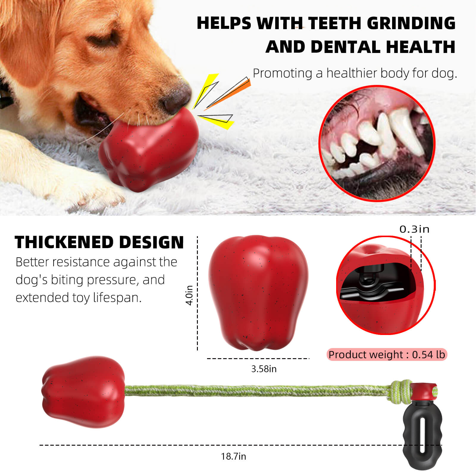 Fruit Rope Fetch Toy