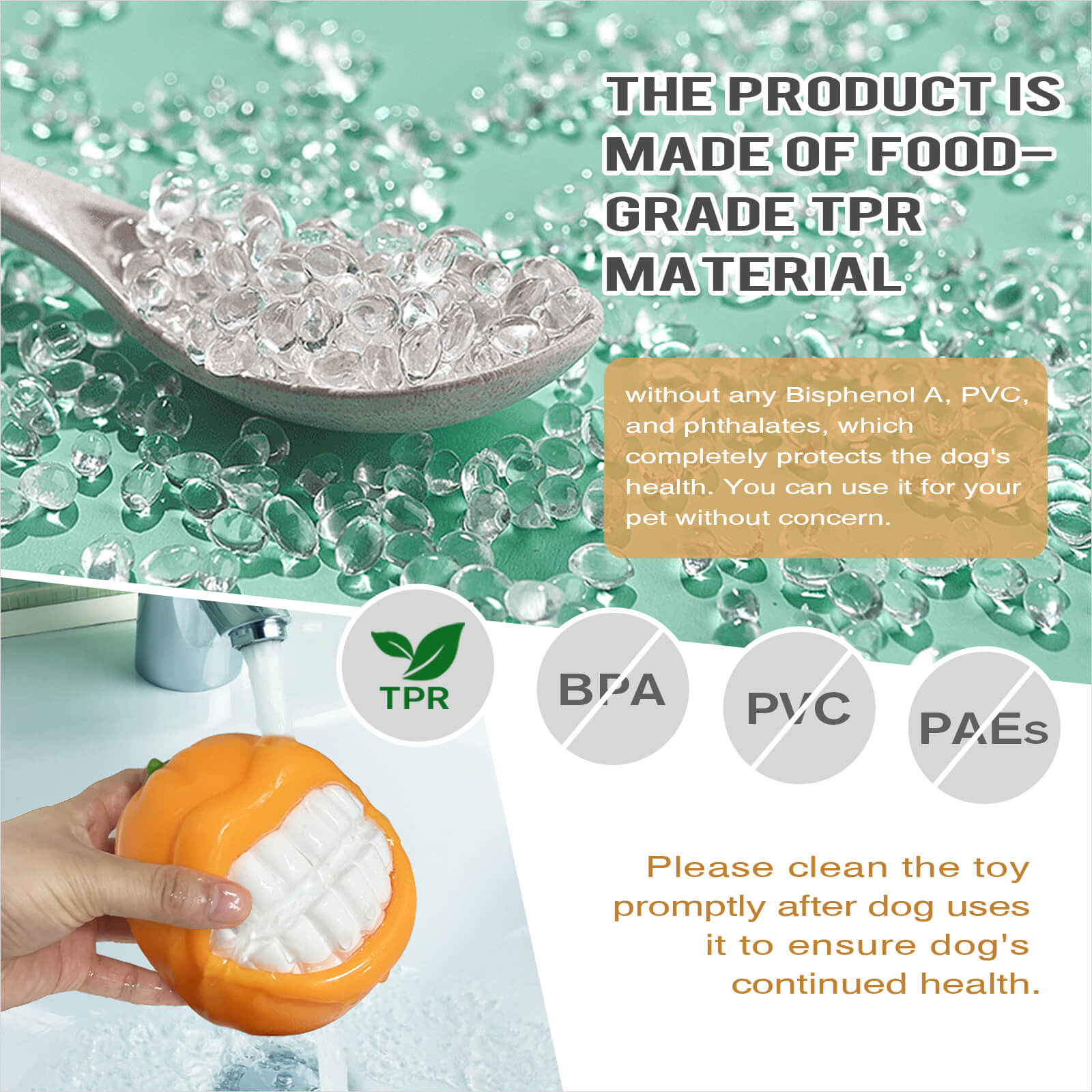 Woof & Play Squeaky Dog Toy