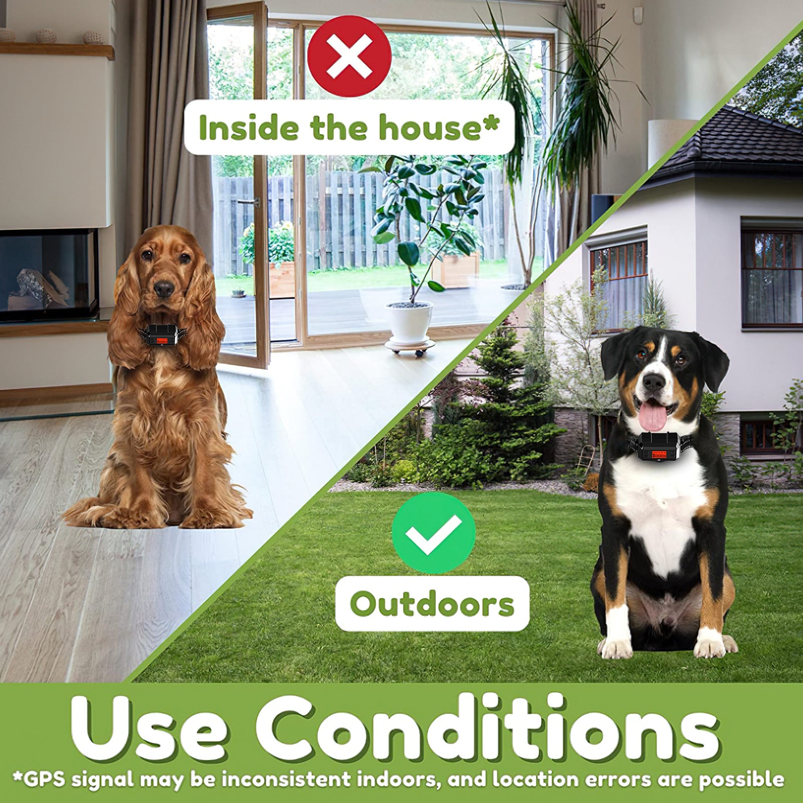 WDF810 2 In 1 GPS Wireless Dog Fence System