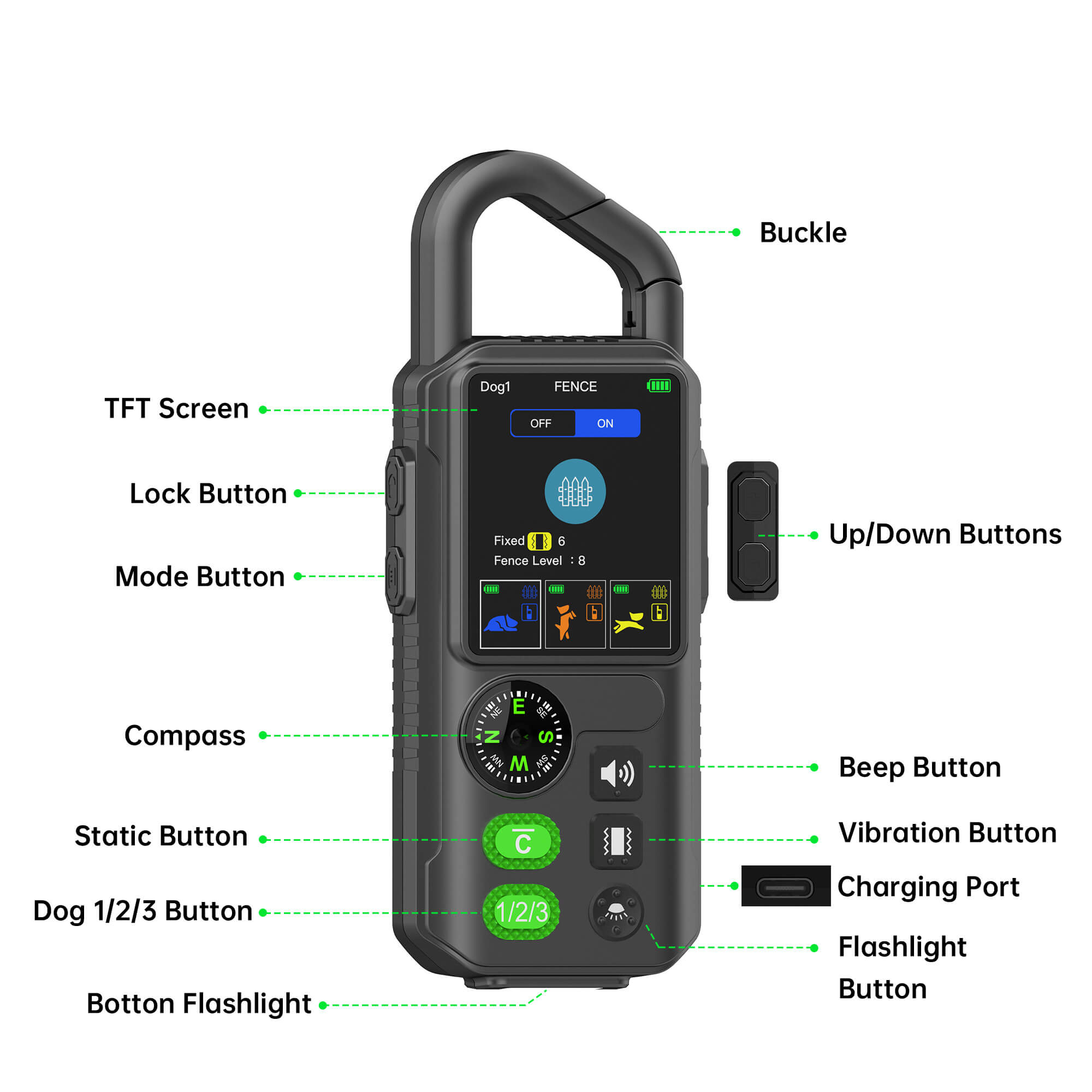 WDT810 Pro 2.4GHz Wireless Fence Extra Transmitter