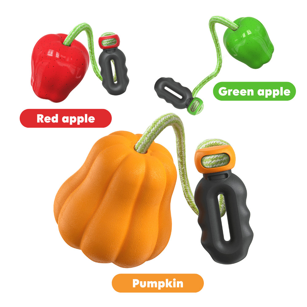 Fruit Rope Fetch Toy Pack, 3 Count